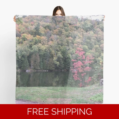 Le Studio Scarf Lake Perry October 2020 Fall Colors